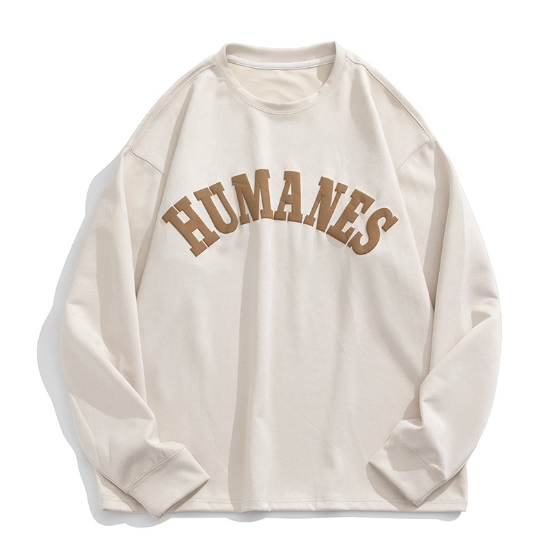 Trendy Brand Suede Sweater Men's Foam