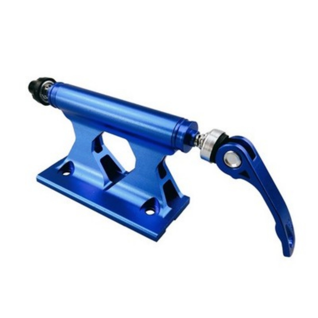 Aluminum Alloy Bike Fork Mount Storage Trailer Rack Carrier Travel Blue — image 6