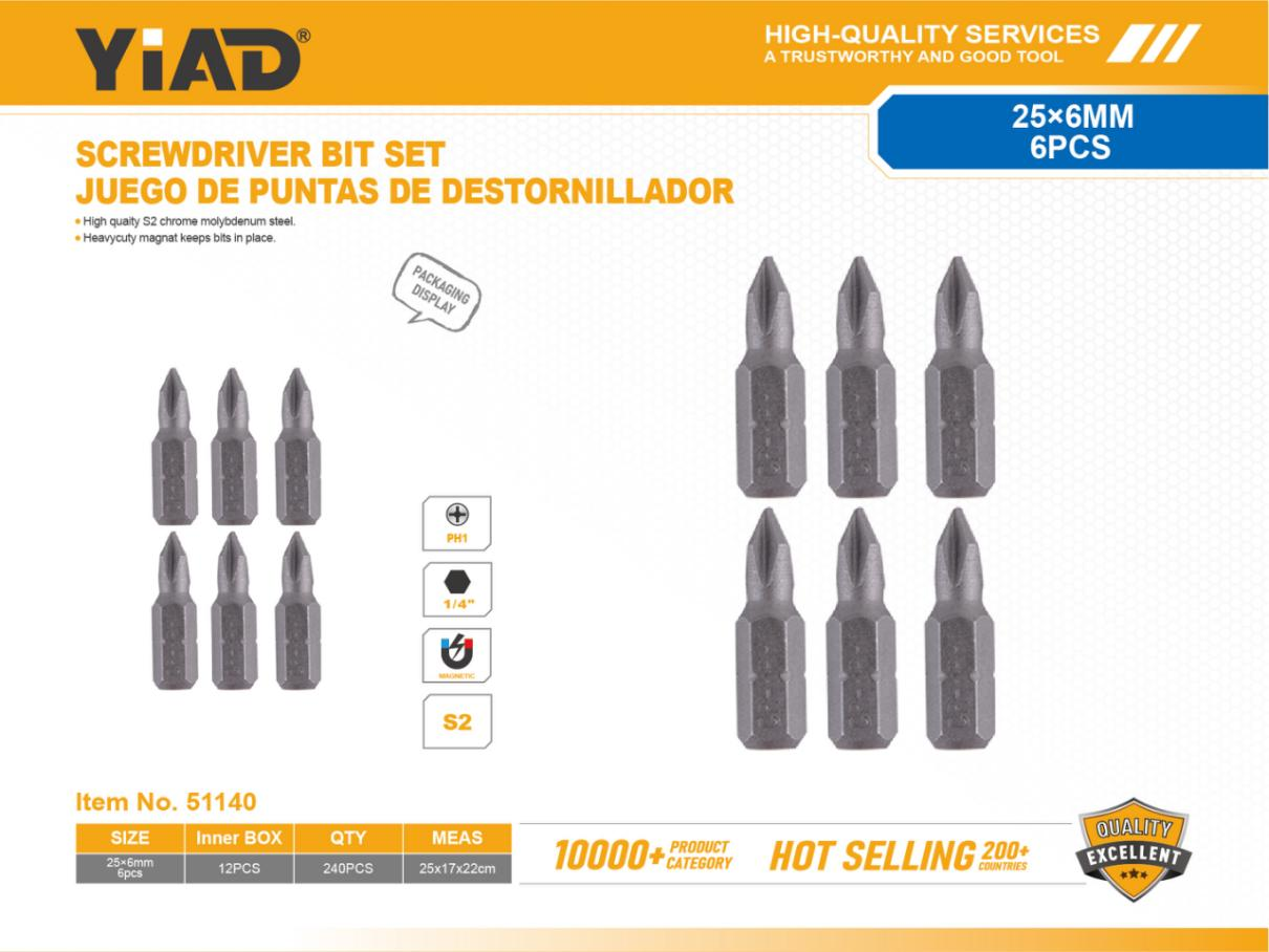 PH1 Screwdriver Bit 6PCS, Only Support Self-collection, Please Note That Free Shipping Is For Anti-bidding Price