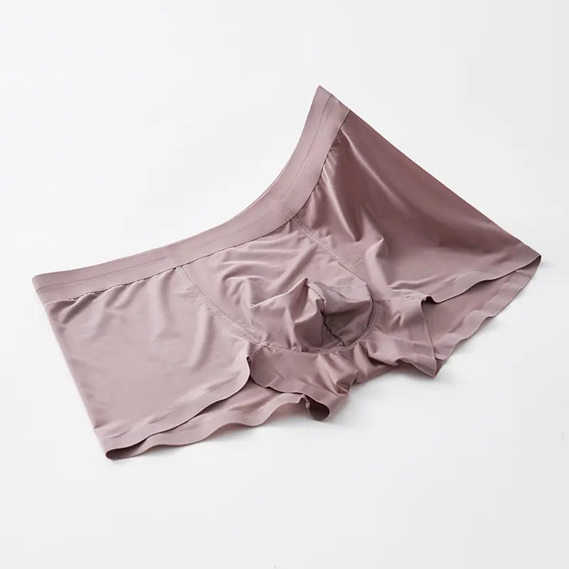 Men's Ice Silk Seamless Boxer Pants