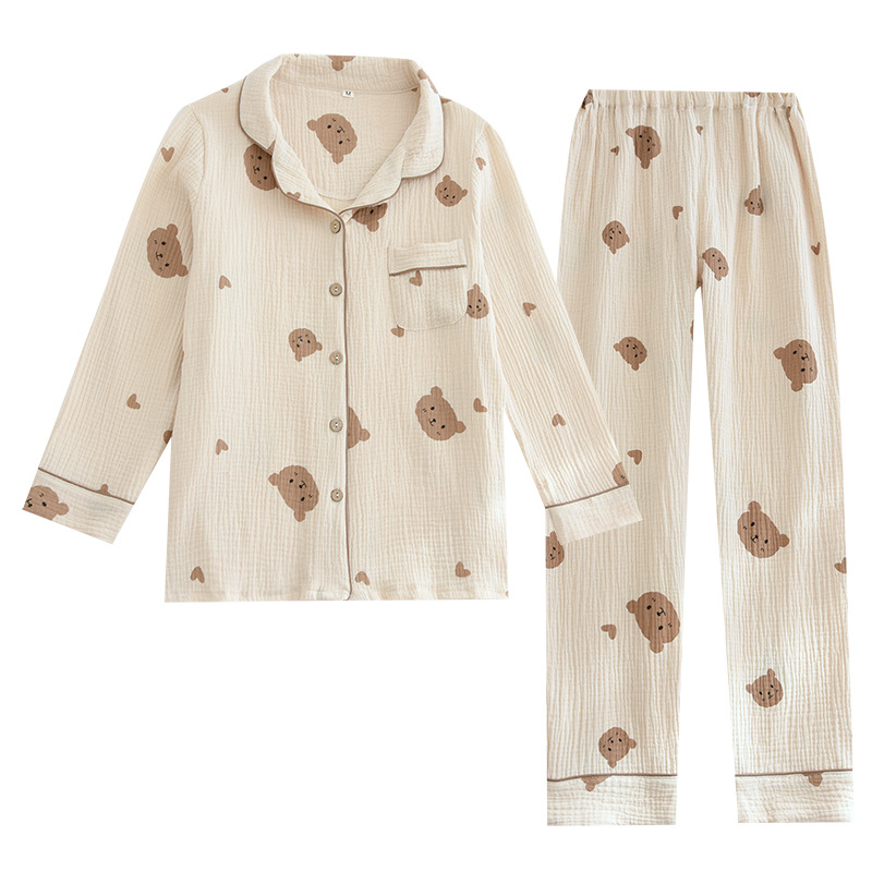 Long Sleeve Bear Pajama Set | M-L-XL