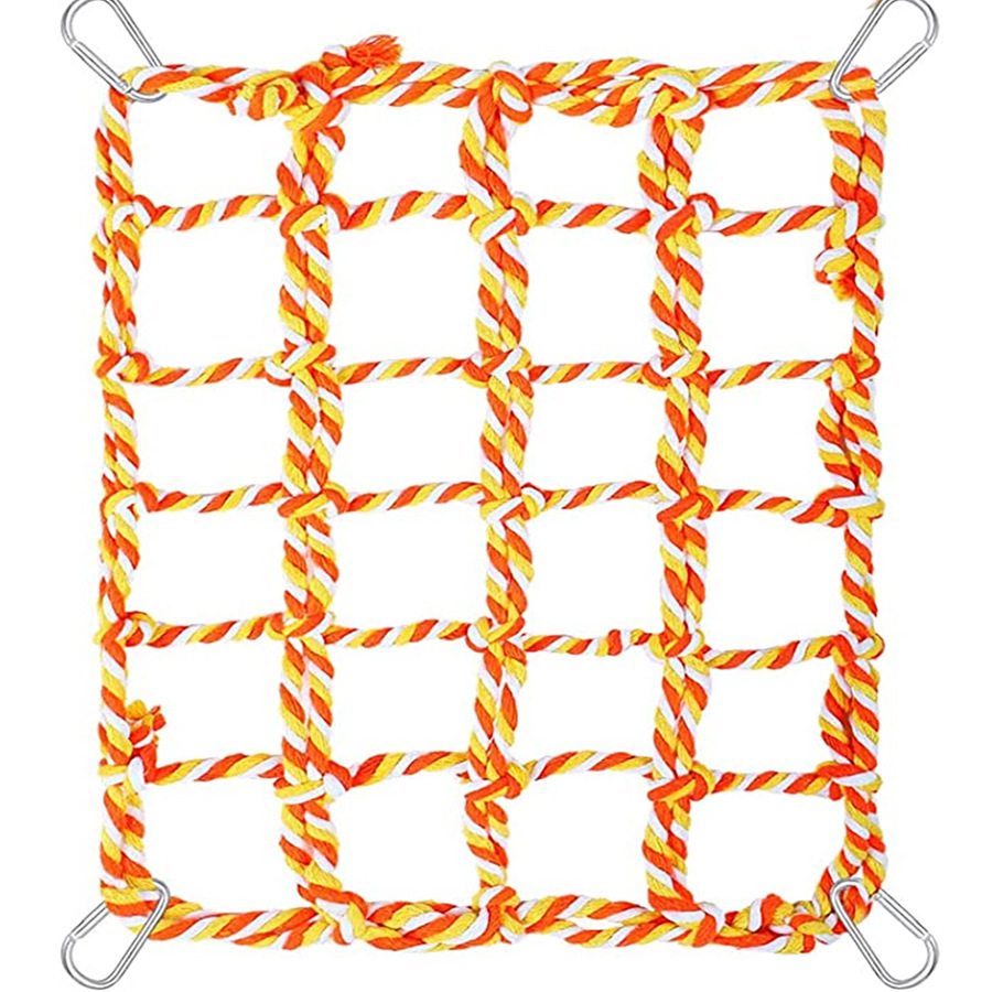 Title 4, Parrot Color Woven Climbing Net