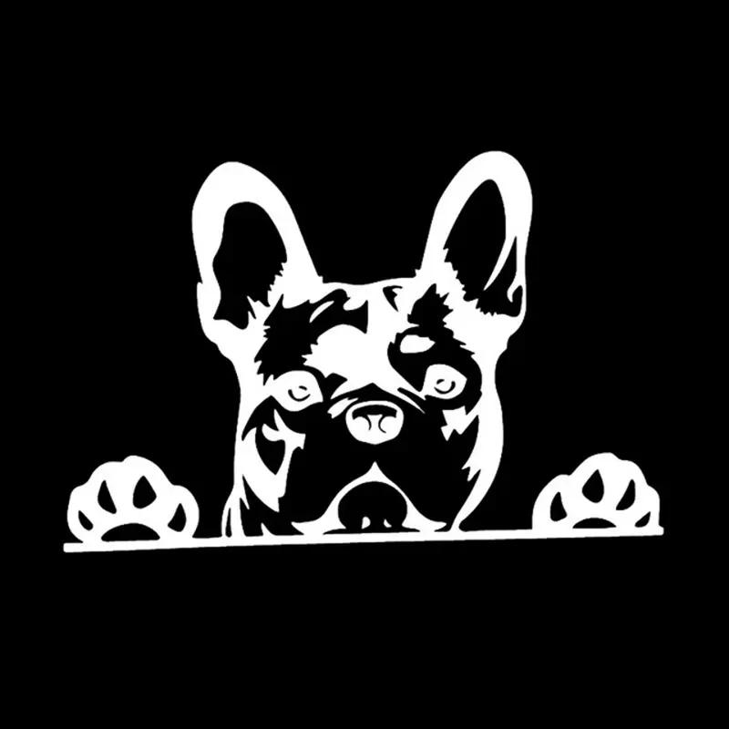 2PC Car Sticker Dog Pattern Animal Reflective Car Rear