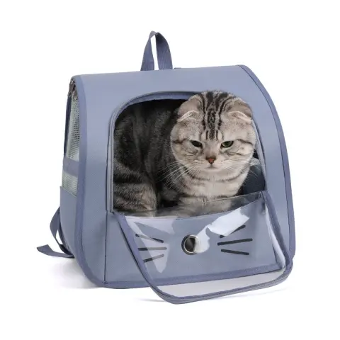 Pet Cat Carrier Bag Cat Backpack Outdoor Breathable Portable