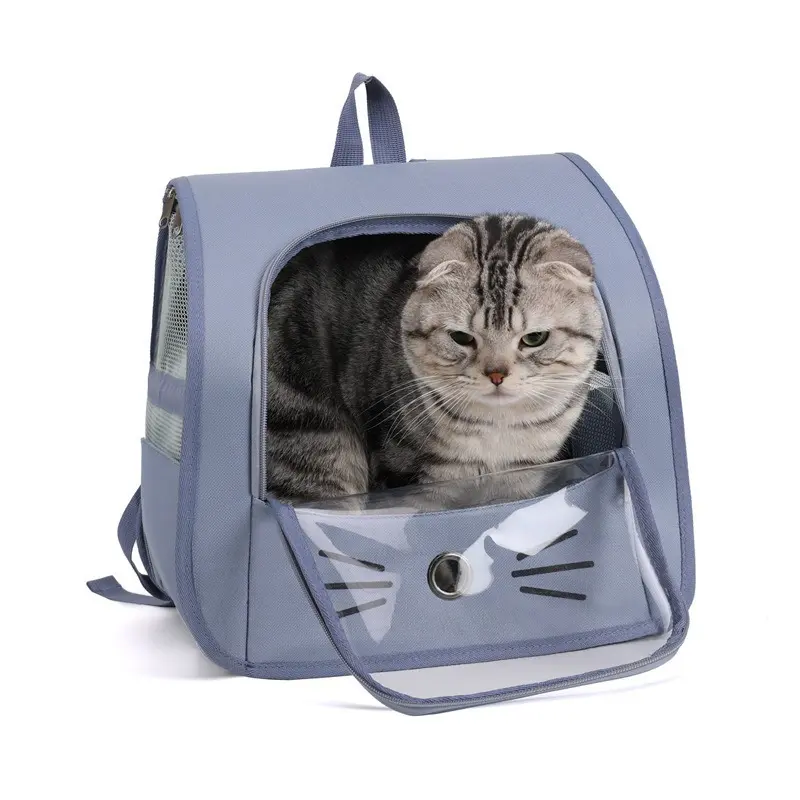 Pet Cat Carrier Bag Cat Backpack Outdoor Breathable Portable