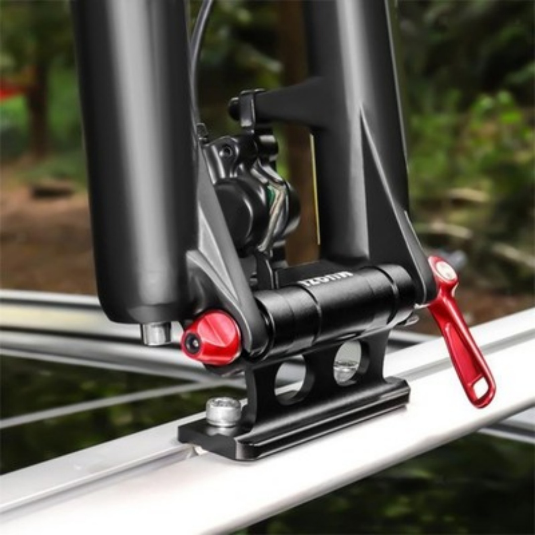 Bike Fork Mount Racks Bike Stand Bracket Bicycle Rear Wheel Rack Red 2