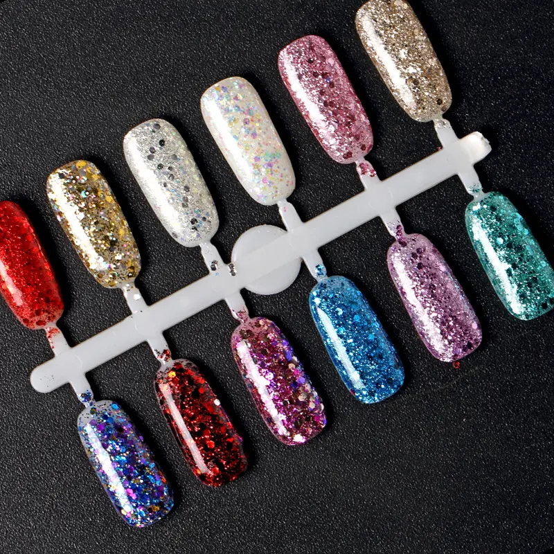 Glitter Phototherapy Nail Polish Glue Removable Sequins