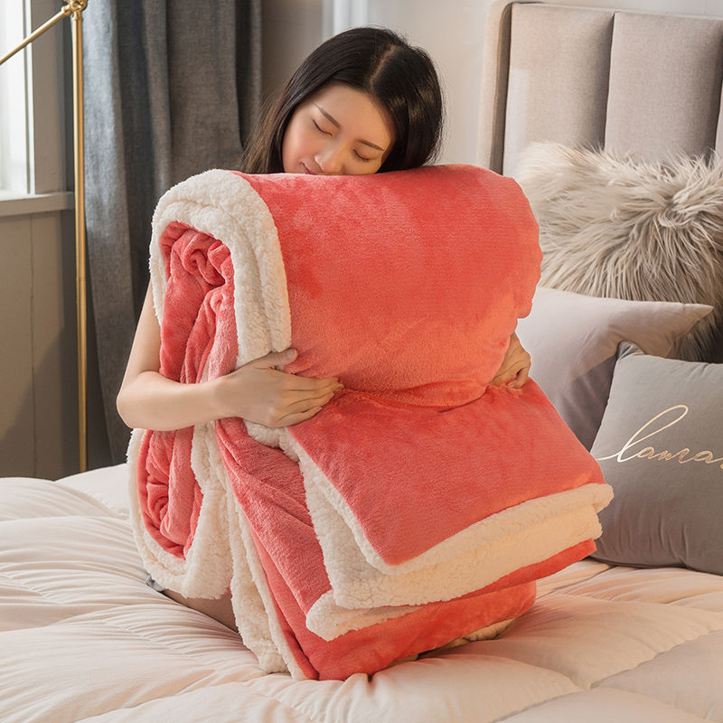 8382e9db 1f99 4980 bf57 ea2966e37d69 - Double Layer Thickened Thermal Coral Blanket
