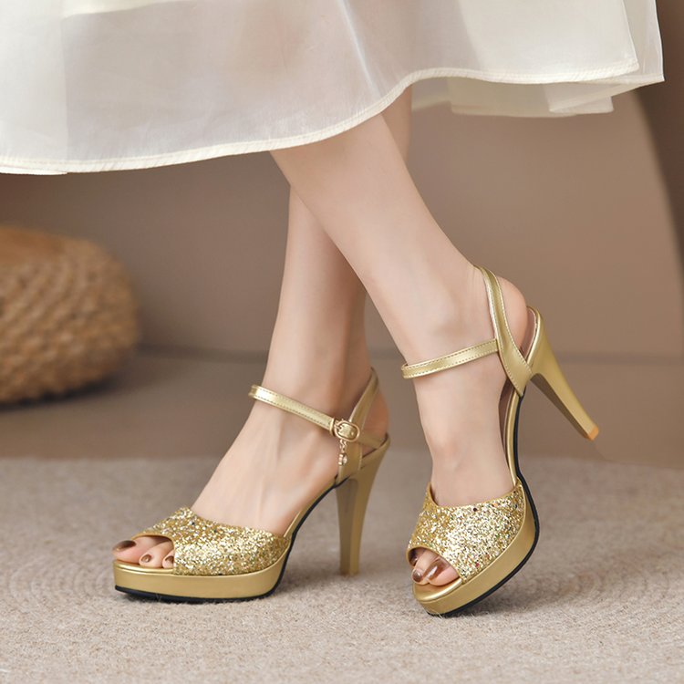 Open Toe Stiletto Sandals, picture 3 of 3