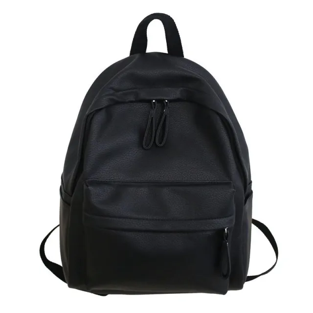 Men And Women Fashion Casual Students Shoulder Backpack Black - Shop at LoveMi