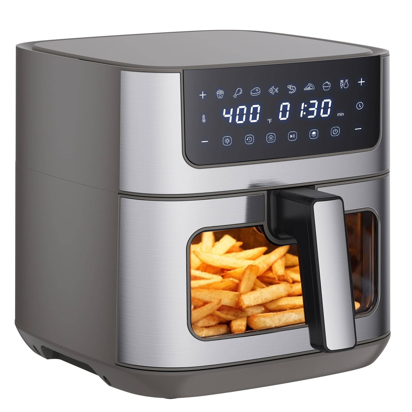 6.34 Litre Oil-free Air Fryer, With Window Design, 8 Food Cooking Modes, And Equipped With A 90-minute Timer image 2