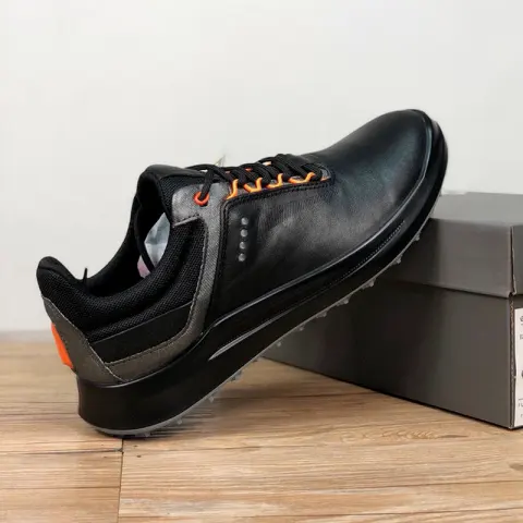 First Layer Calfskin Golf Shoes Sports Casual Lightweight Rubber