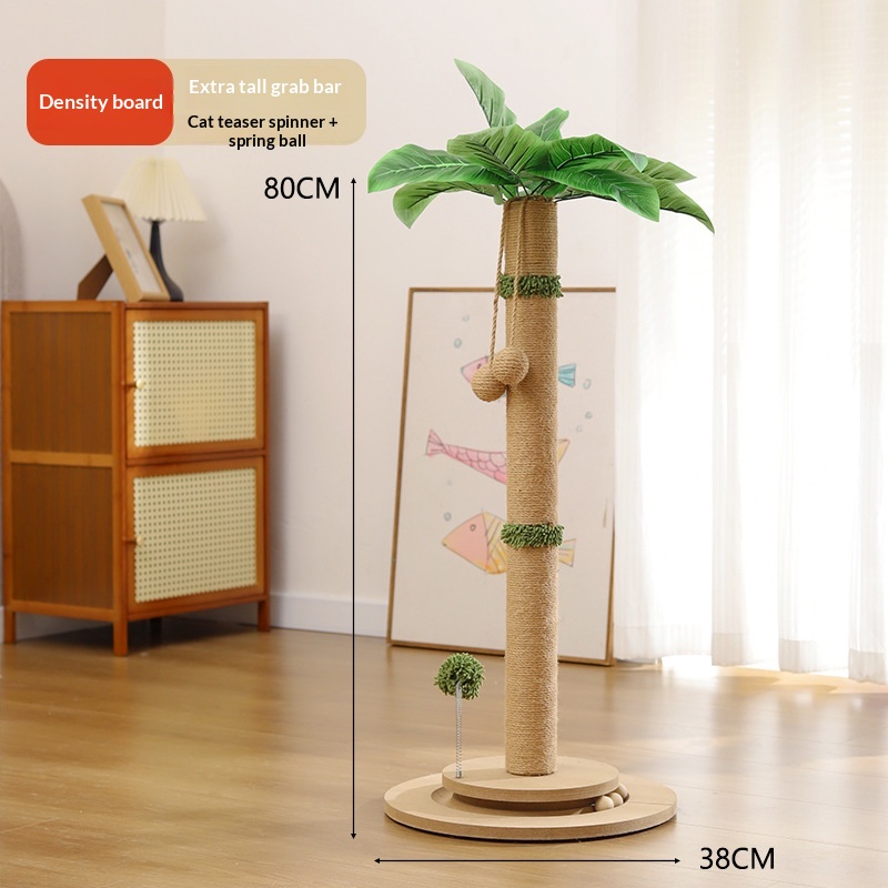 Rascador para Gatos con Poste de Madera