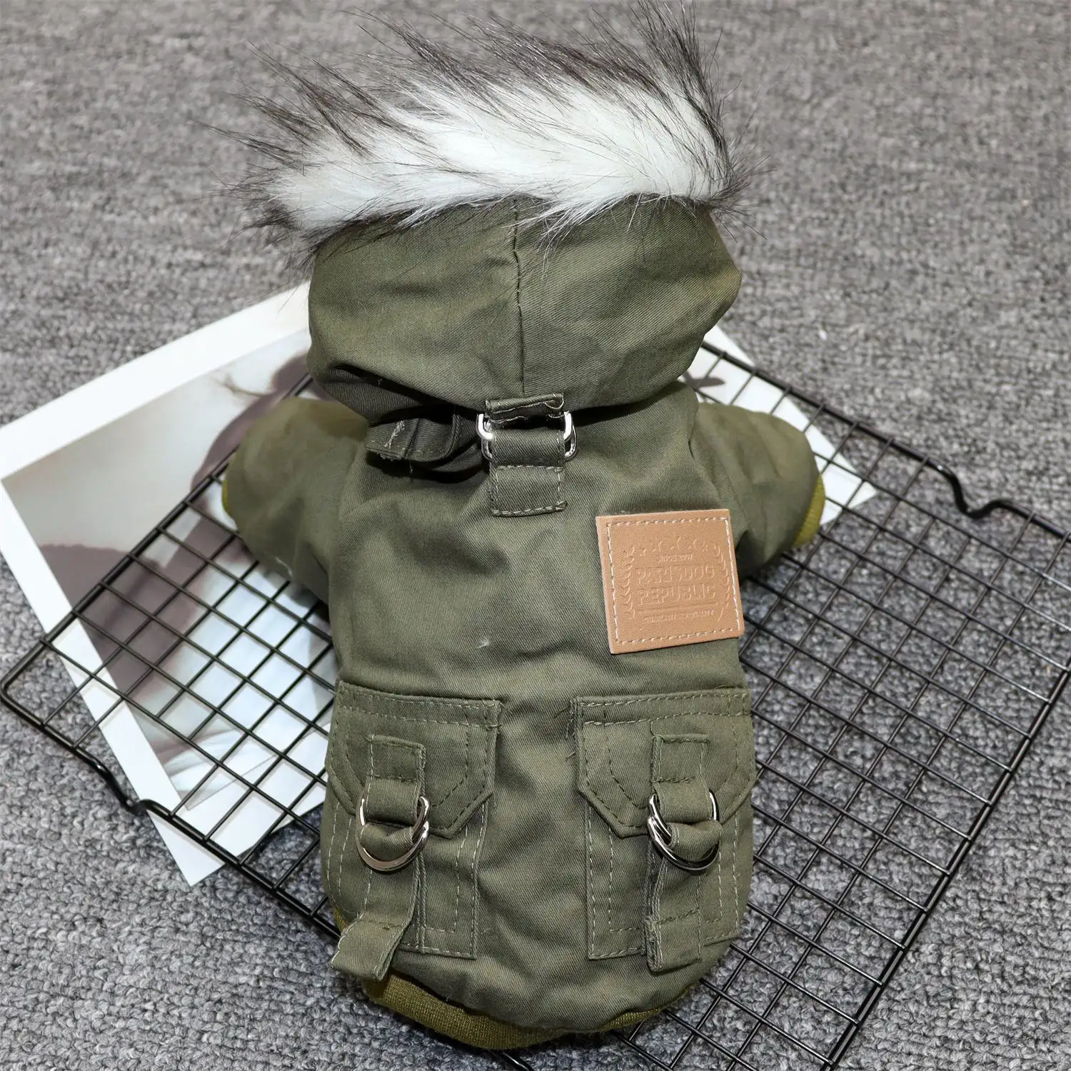 Padded Dog Clothes Coat
