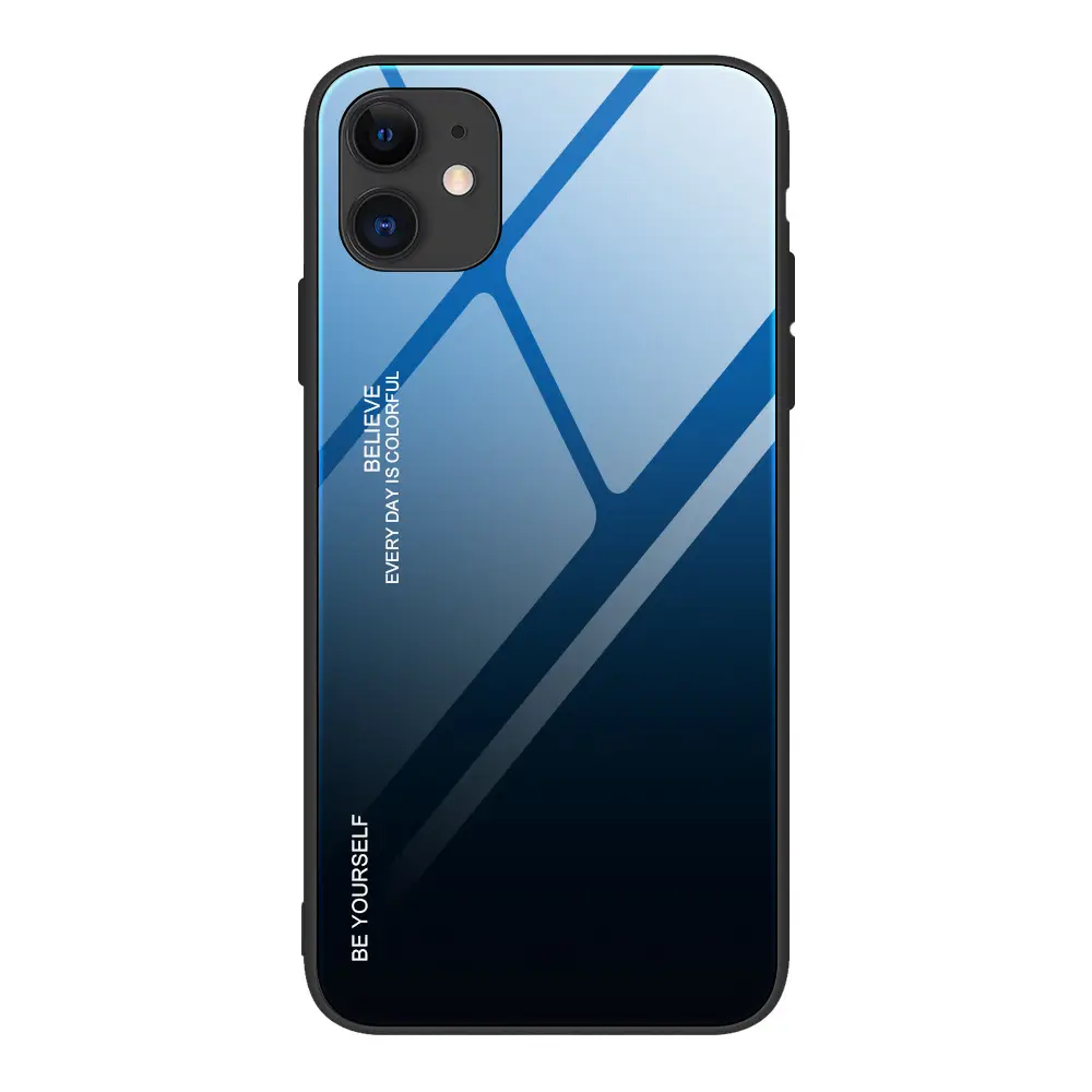 New Gradient Glass Phone Case