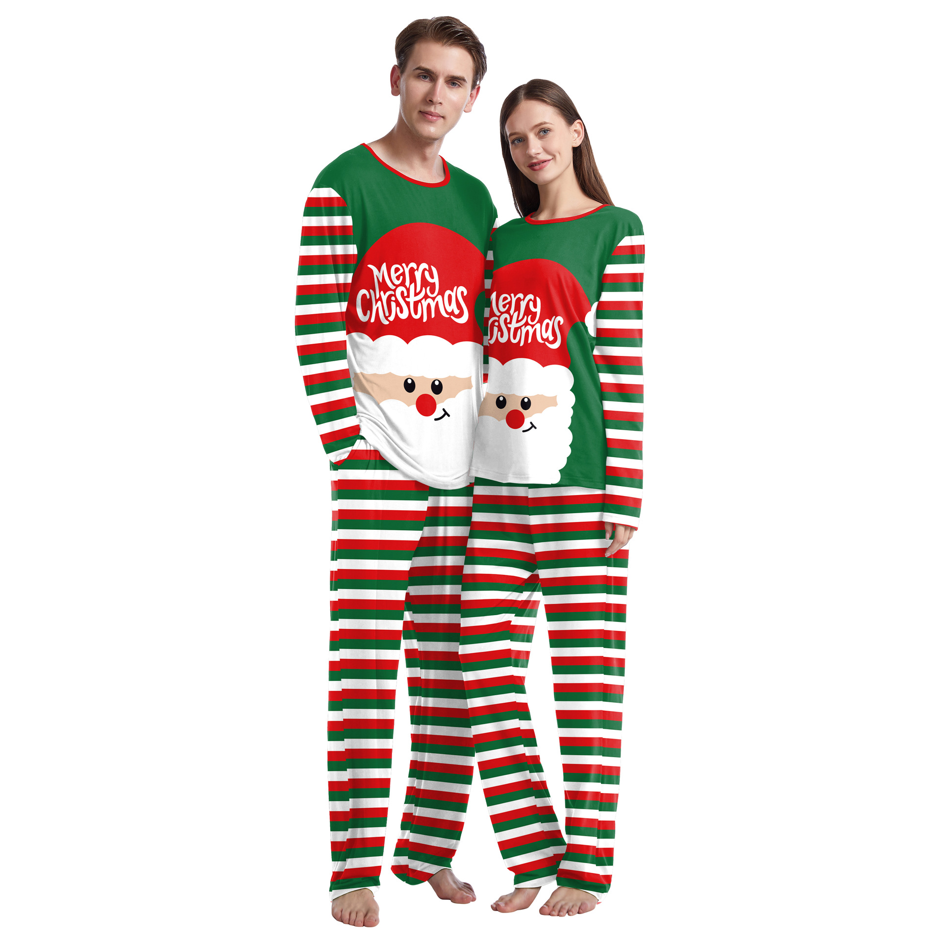 Title 5, Ensemble pyjama de Noël digital pour couple, vê...