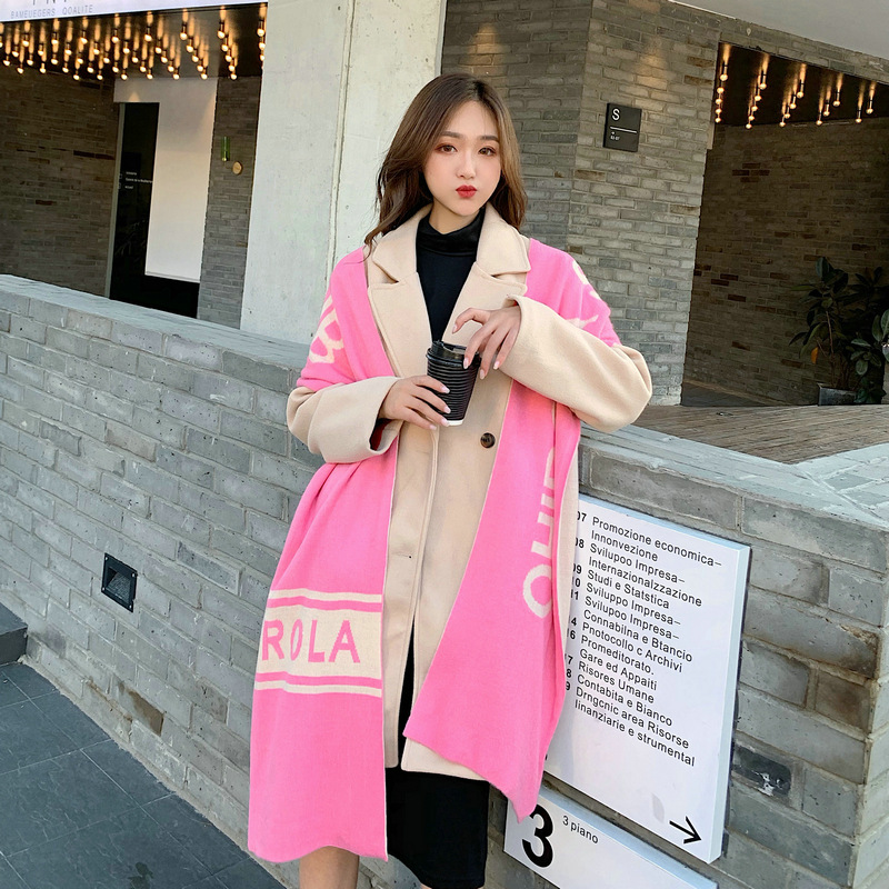 White Autumn And Winter All Match Scarf