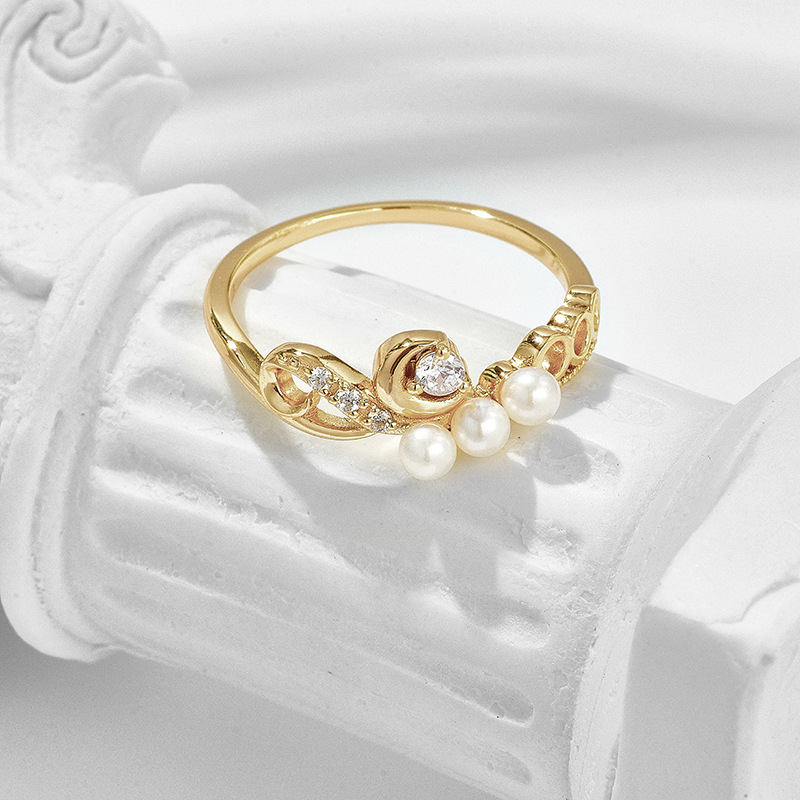 Natural Freshwater Pearl Finger Ring