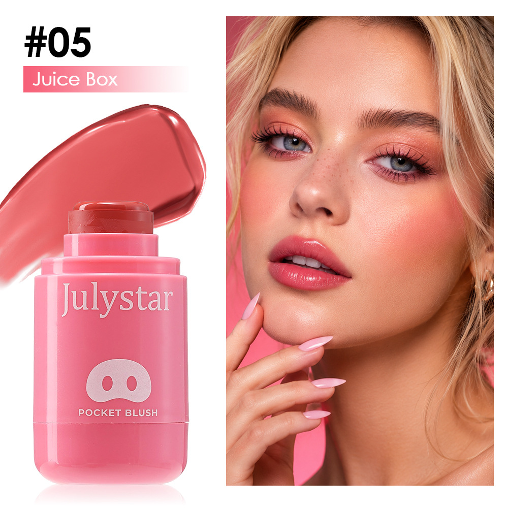 Moisturizing Water, Light Sense, Color Expansion, Natural Lip And Cheek Dual-use Powder Blusher Cream — foto 5