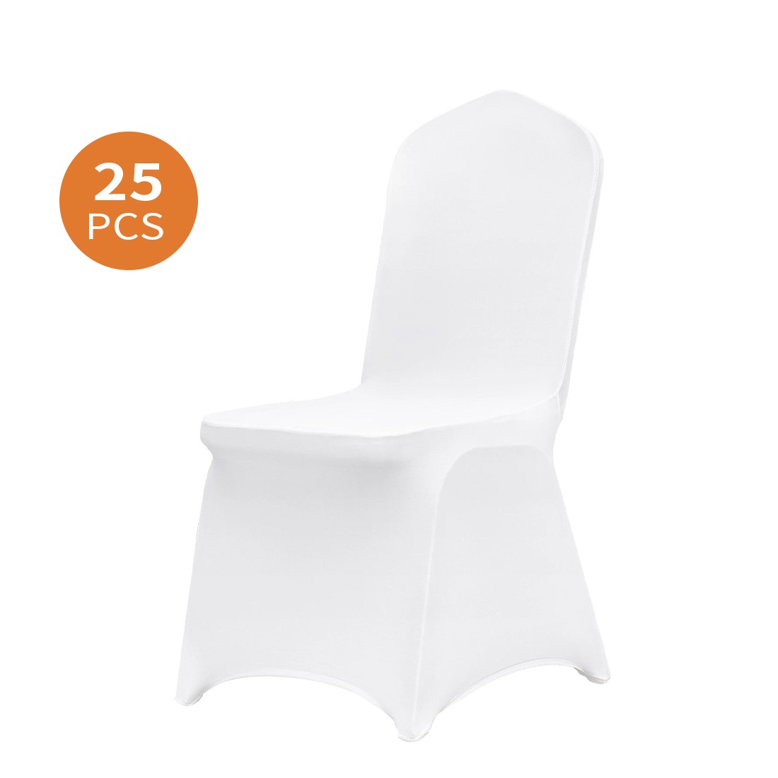 25-75PCS Stretch Spandex White Folding Chair Covers Gorgeous Formal — image 8