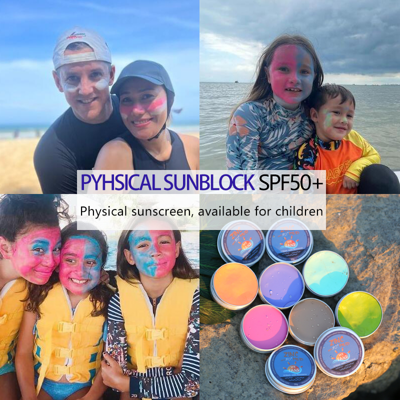 Water Sports Colorful Surfing Sunscreen Mud