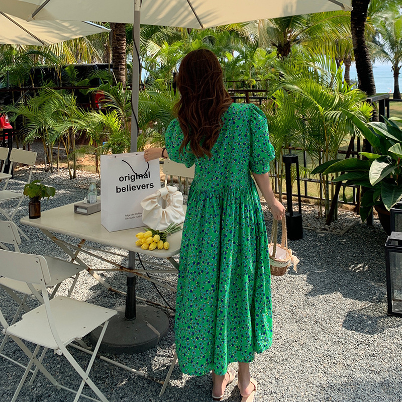 Loose Dress Summer Fat Mm Long Short Sleeve Skirt