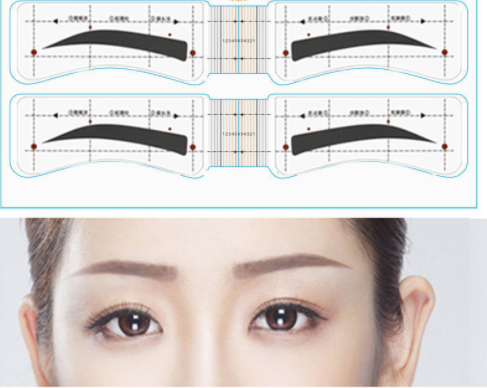 Drop tail eyebrow 24pairs