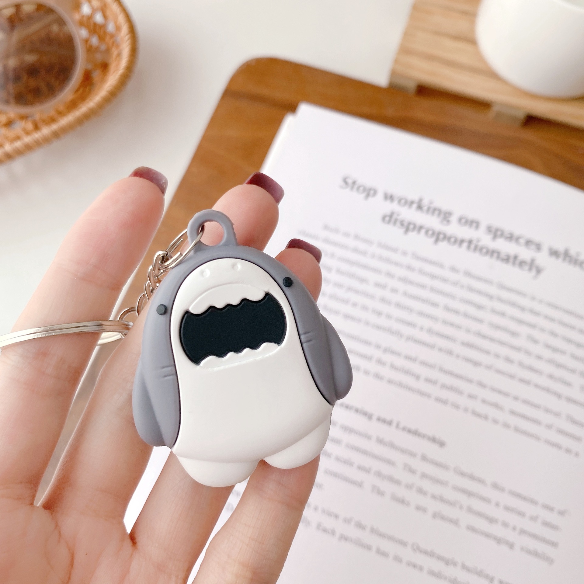 Great White Shark Keychain
