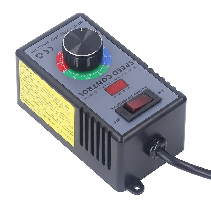 Motor Speed Controller S Witch AC 220V-240V Real-time Voltage Display UK Plug — image 9