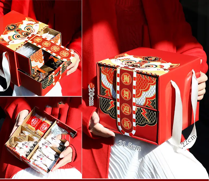 New Year's Day Dried Fruit Nut Gift Box