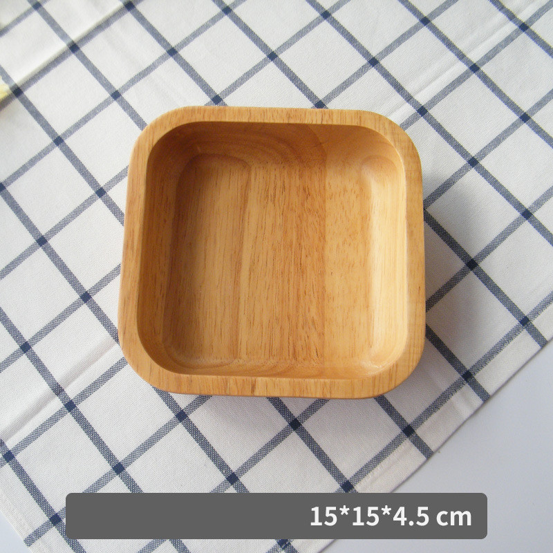 Title 2, Tableware container tray board wooden rectangul...