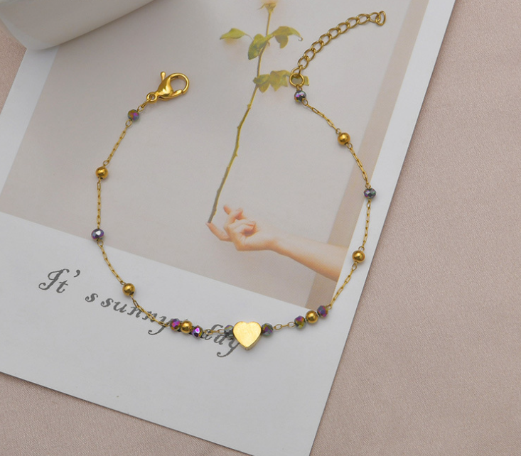 Korean Version Of Creative New Personality All-match Color Beads