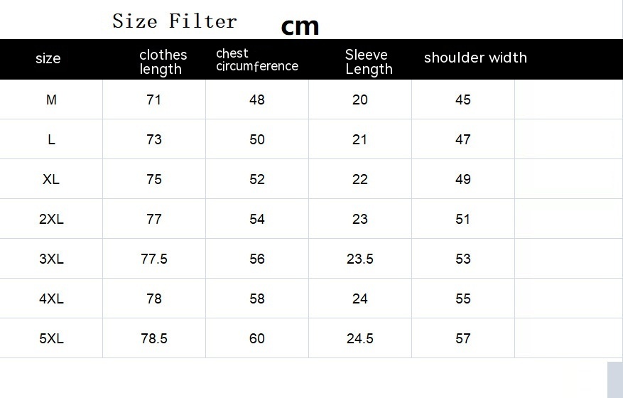 Printed Design Graffiti Letter Short Sleeve