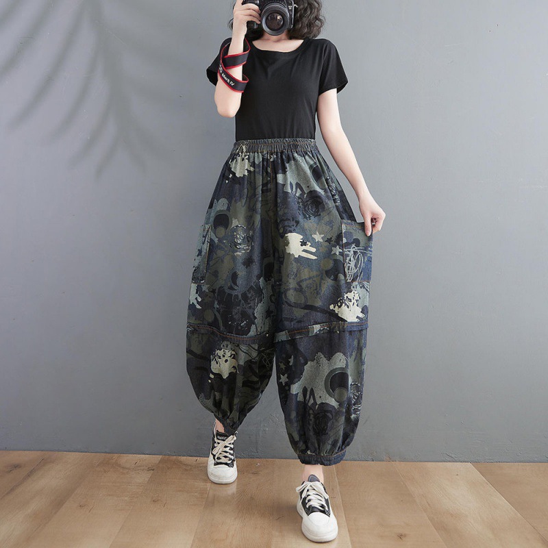 Title 8, Dames Age Reduction Floral Loose Jeans, comfort...