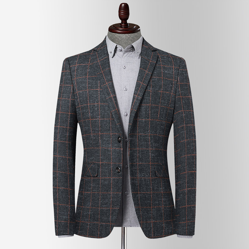 Title 6, Traje pequeño de estilo coreano para hombre, tr...