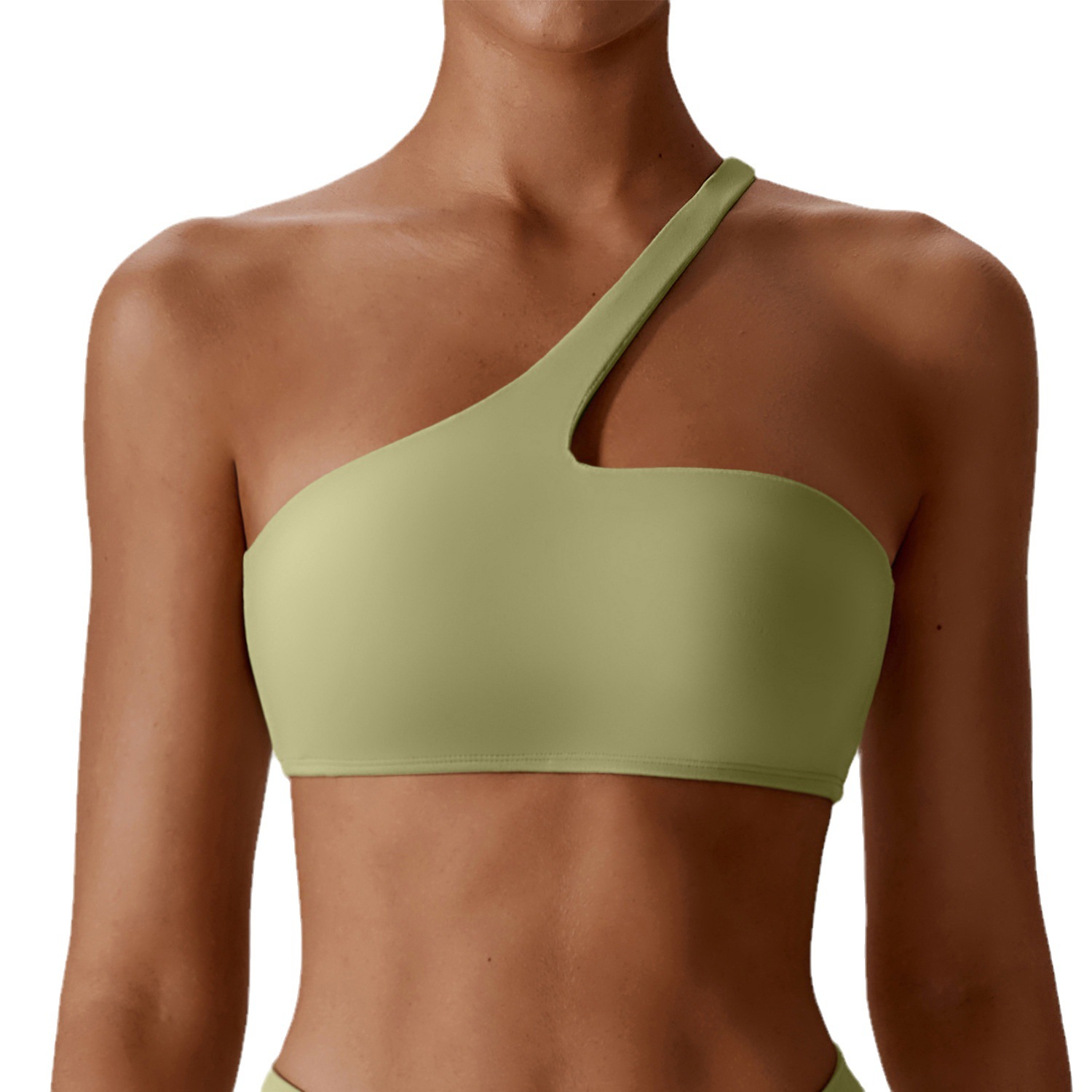 Title 2, Reggiseno sportivo yoga con spalle oblique, eff...