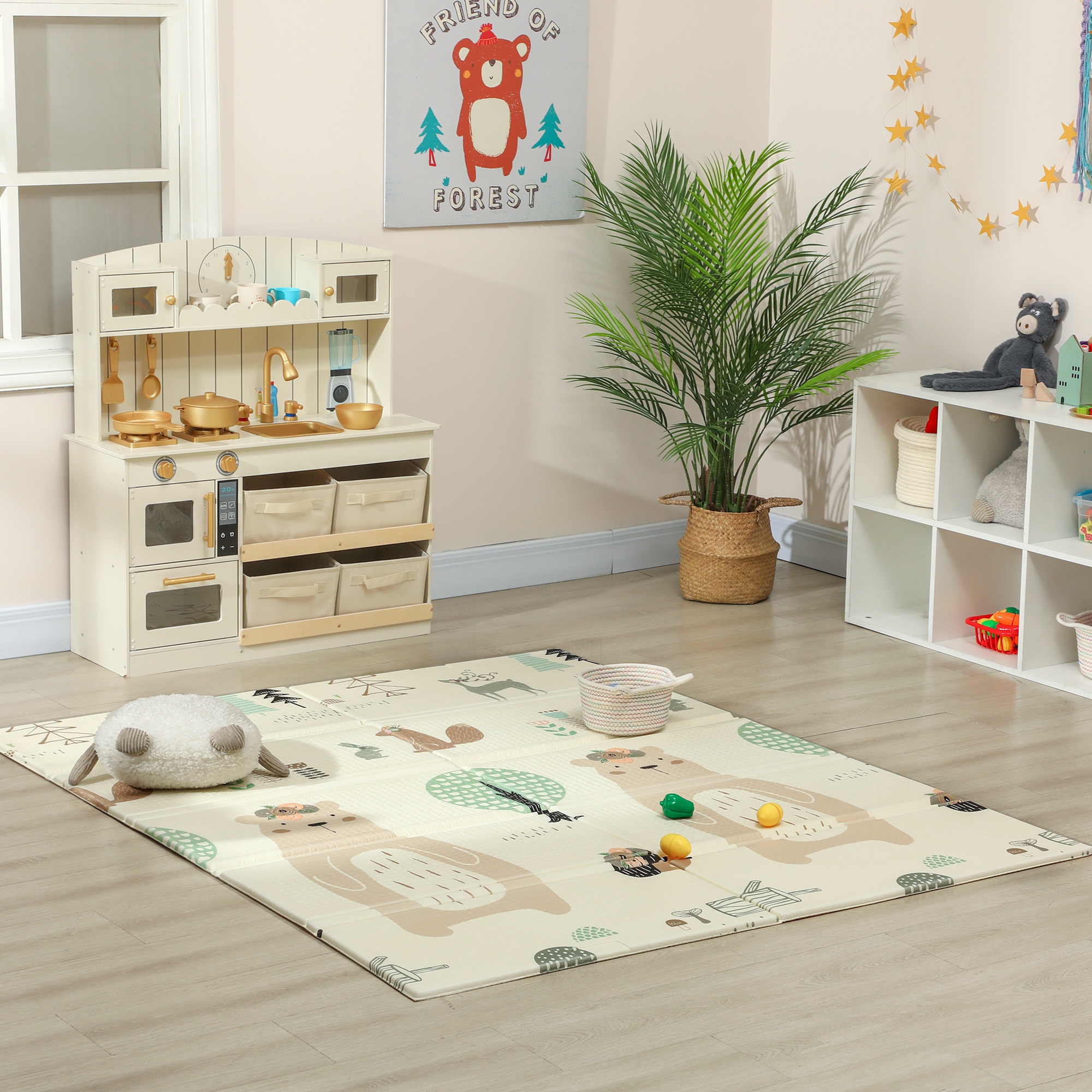 Dinosaur Themed Baby Placemat, Double-sided, Foldable, Waterproof, Suitable — image 7