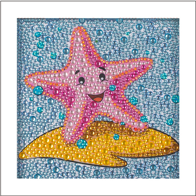 DIY Round Diamond Full  Embroidery Cartoon Combination Set