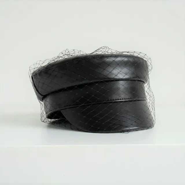 Women's Flat Top Denim Mesh Navy Hat Blue - Shop at LoveMi