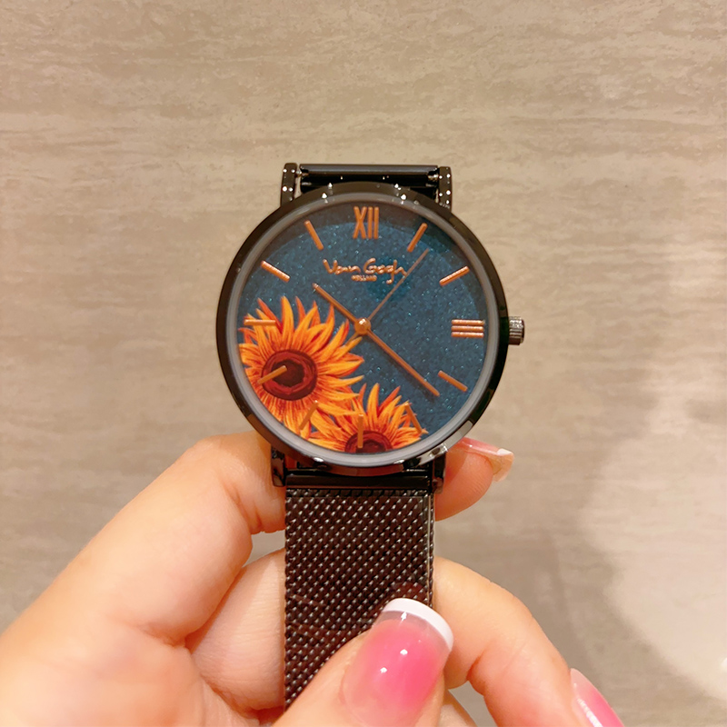 Van Gogh Sunflower Quartz Watch 3
