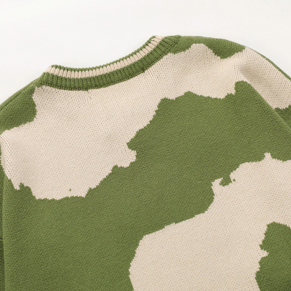 Round Neck Knitted Sweater, picture 4 of 8