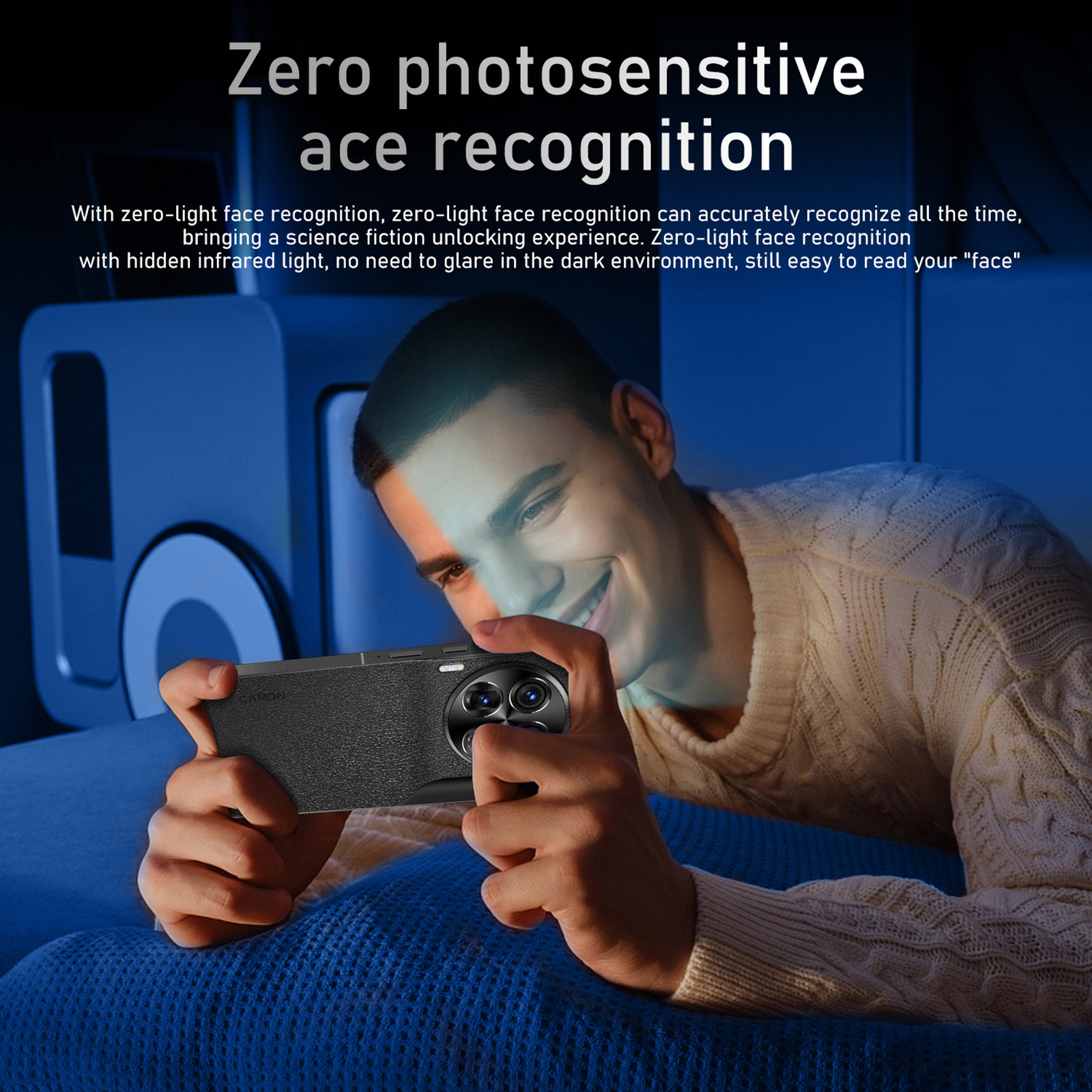 30 Pro Unlocked Phones, 6GB 128GB Smartphone, 6.5inch HD Screen Cell Phone, Android 14.0, 6800mAh Large Battery Mobile Phone, Dual SIM, Face ID, GPS