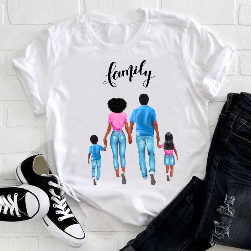 Title 5, Summer Mother Family Of Four Family Wear Parent...