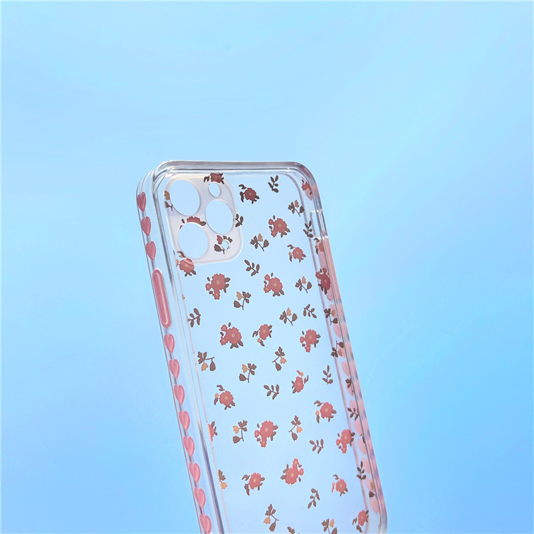 Title 2, Small Floral Love Right-angle Side Phone Case