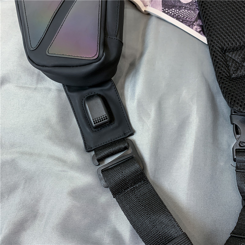 He+It+She Universal Crossbody | USB View; Over Shoulder