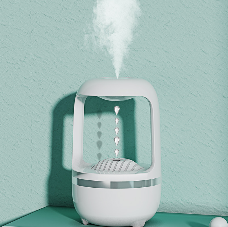 Anti Gravity Humidifier Water Drop Backflow Aromatherapy Machine Large Capacity Office Bedroom Quiet Heavy Fog Household Sprayer — foto 3