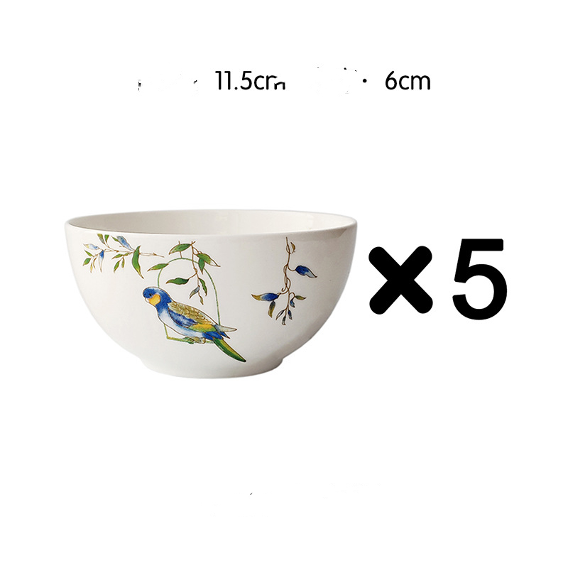 Title 2, Parrot bone china tableware set