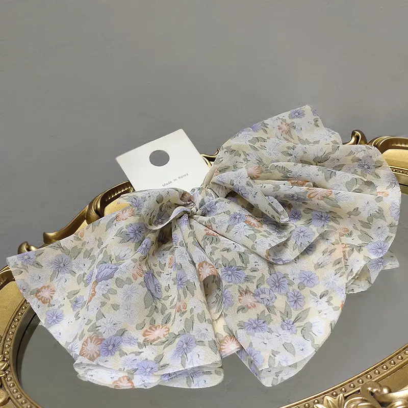 Bow Top Clip Korean Hair Accessories Sen