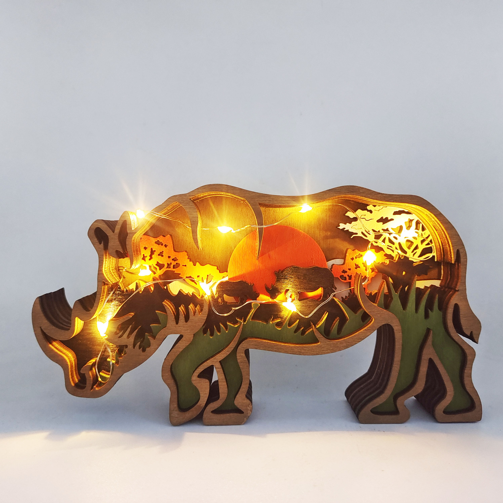 Rhino lamp