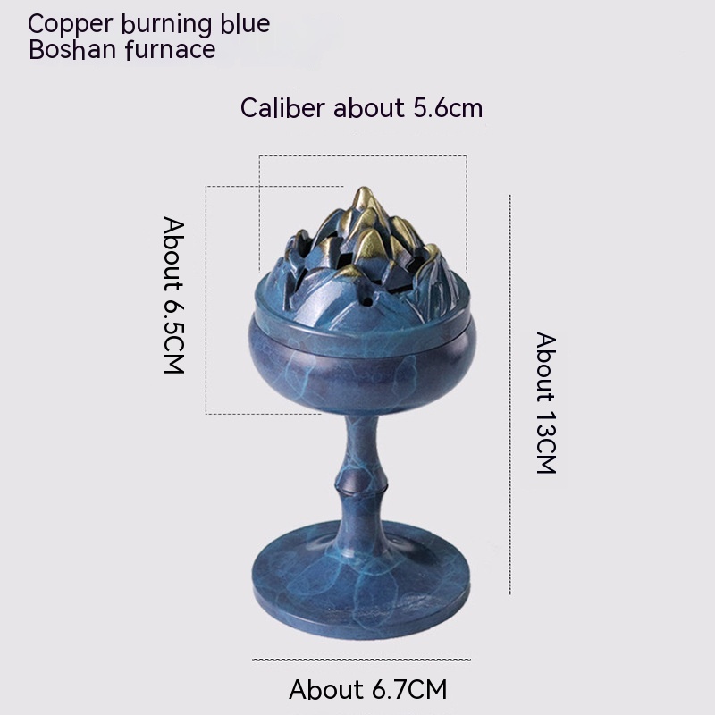 Title 4, Three-legged Copper Incense Burner Pure Copper ...